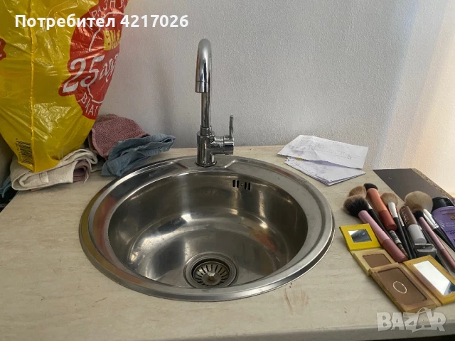 Кръгла мивка алпака, снимка 5 - Мивки - 50812107