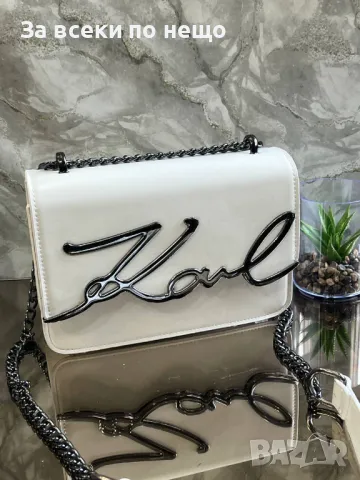 Karl Lagerfeld Дамска Чанта С Дълга Дръжка За През Рамо Келвин Клайн Код D1746, снимка 5 - Чанти - 48902681