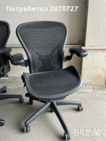 Ергономичен офис стол Herman Miller Aeron, снимка 1 - Столове - 44990300