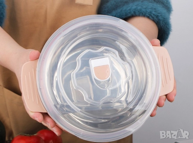 Кутии за съхраняване на храна в комплект от три броя. 2400мл. 1600мл и 800мл, снимка 4 - Кутии за храна - 51874781