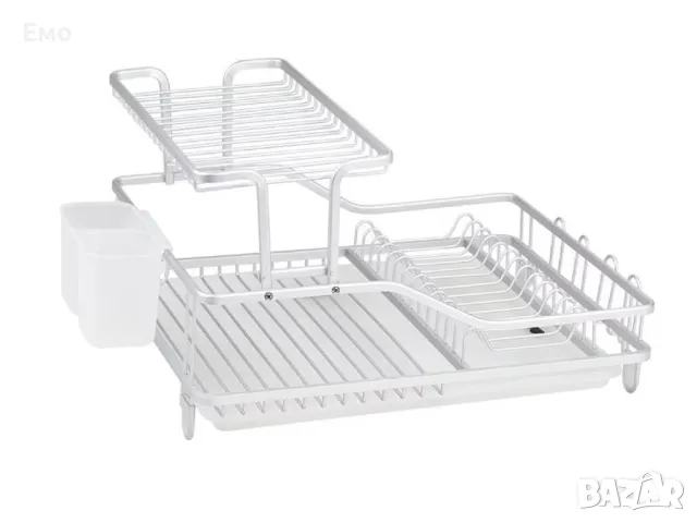 Сушилник за съдове с 2 нива и включена тава, снимка 5 - Сушилници - 48642193
