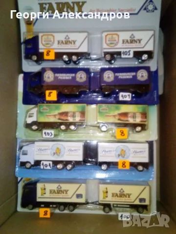 Камиончета в мащаб Н0 1/87, снимка 3 - Колекции - 48209249