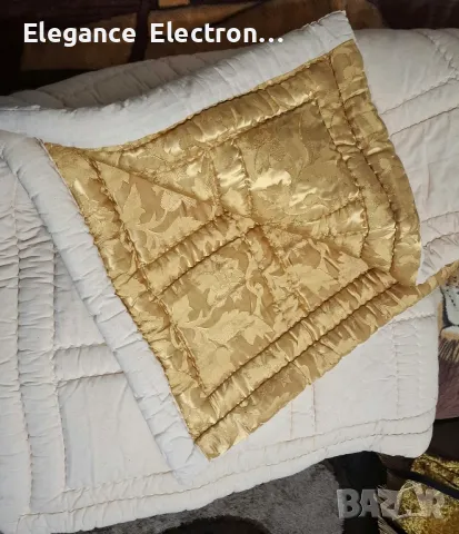 Юрган от Памук 195/155. Жълт, снимка 2 - Олекотени завивки и одеяла - 48325469