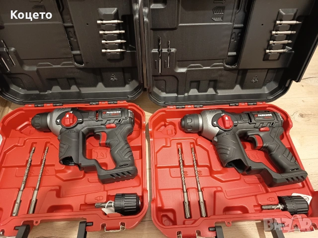 12 V Безчетков перфоратор Parkside /Парксайд Performance, снимка 7 - Винтоверти - 54281999