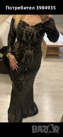 Официална дълга рокля , снимка 3 - Рокли - 47728958