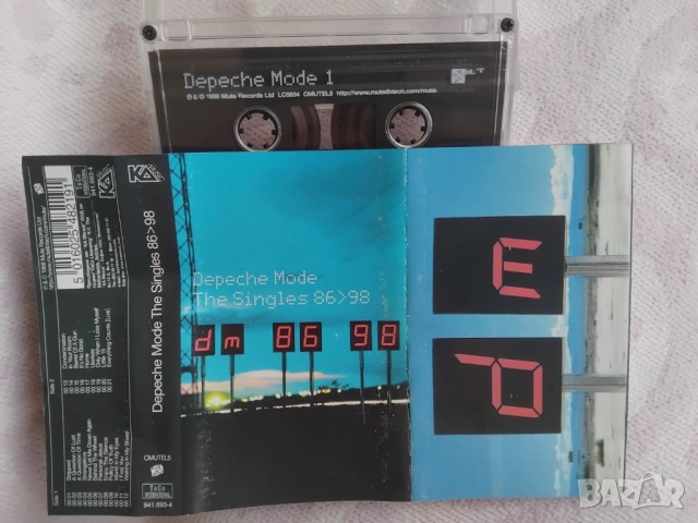 Depeche Mode ‎– The Singles 86>98 оригинална аудио касета 