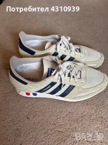 adidas Originals LA Trainer естествен велур, снимка 3 - Маратонки - 55767397
