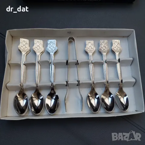 Комплект ВТ на Терна- 6 лъжици+щипка, снимка 1