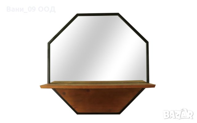 Осмоъгълно огледало в индустриален стил, снимка 2 - Огледала - 42122823