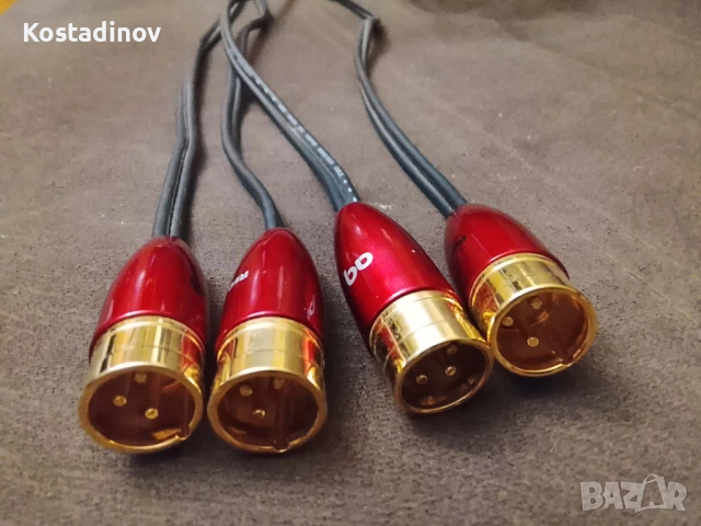 Канони конектори AudioQuest Red River XLR, снимка 3 - Аудиосистеми - 52816729
