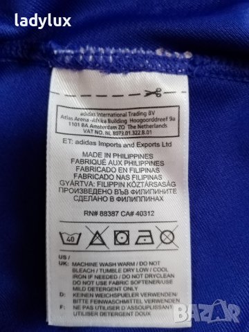 Adidas ClimaLite, Оригинална, Размер XS/S. Код 1763, снимка 8 - Тениски - 36905618