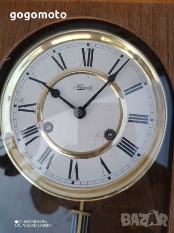 Стар механичен часовник стенен Hermle Westminster, Made in Germany., снимка 17 - Стенни часовници - 42064903