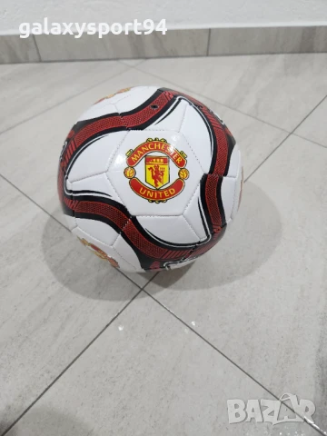 Футболна топка Манчестър 19лв Милан, Ювентус, Барселона Челси, Мадрид