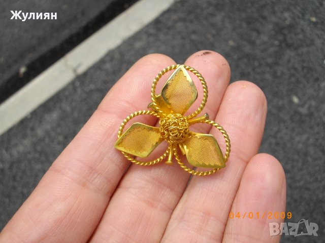 СТАРА БРОШКА, снимка 2 - Антикварни и старинни предмети - 37022531