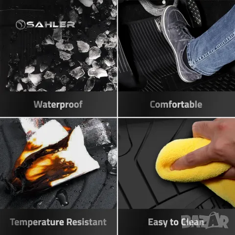 Висококачествени гумени стелки Sahler 4.5D подходящи за Peugeot Partner Tepee (2008-2018)., снимка 9 - Аксесоари и консумативи - 48236361