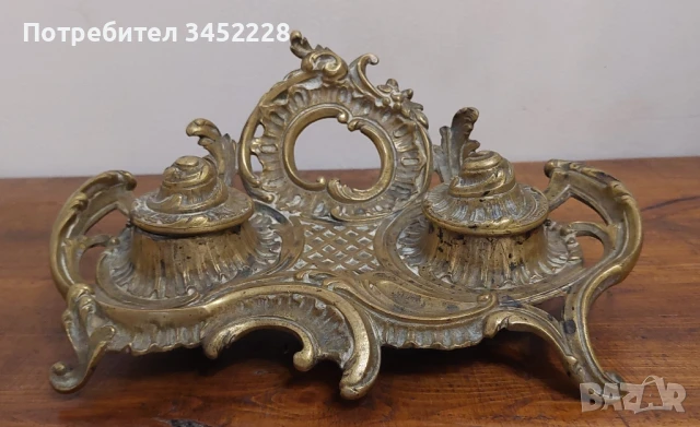 мастилница бронз ретро за ценители 