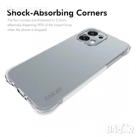 ENKAY HAT PRINCE Прозрачен Калъф за Oppo A6 Pro 5G / 4G - TPU, Подсилени ъгли, Прозрачен, снимка 2 - Калъфи, кейсове - 54291168