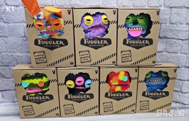 Fuggler плюшена играчка/Фъглер/Fuggler ugly monster 25см Фуглер, снимка 3 - Плюшени играчки - 51432011