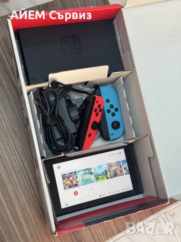 Nintendo Switch с поставен чип и 256GB, снимка 10 - Nintendo конзоли - 55801598