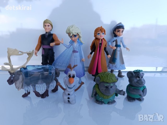 Фигурки за торта Фрозен - 8 бр, снимка 2 - Фигурки - 42876699