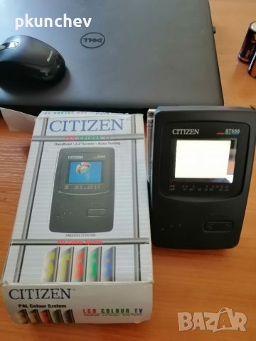 Ретро телевизорче CITIZEN, снимка 4 - Антикварни и старинни предмети - 37149942