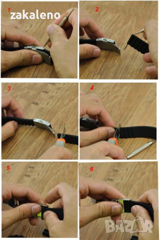 X60 Силиконова каишка верижка за Samsung Huawei Xiaomi Garmin Amazfit, снимка 9 - Каишки за часовници - 37948417