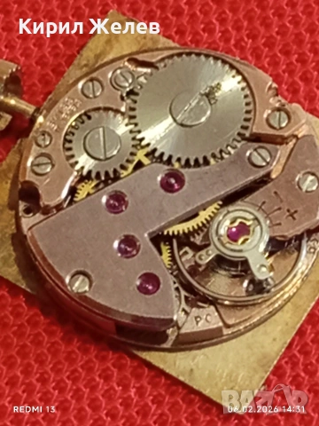 Дамски механичен часовник Creation 17 jewels Incabloc Swiss made позлатен за КОЛЕКЦИЯ 53630, снимка 6 - Антикварни и старинни предмети - 53381781