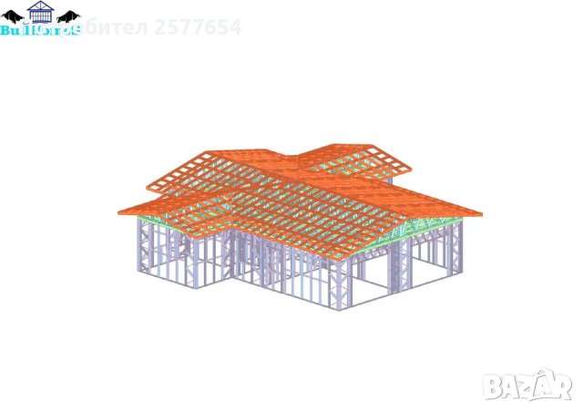 Къща,Бунгало,Преместваема къща,Сглобяеми къщи,Модулни,Жилищни-162.4м², снимка 5 - Строителни материали - 44146068
