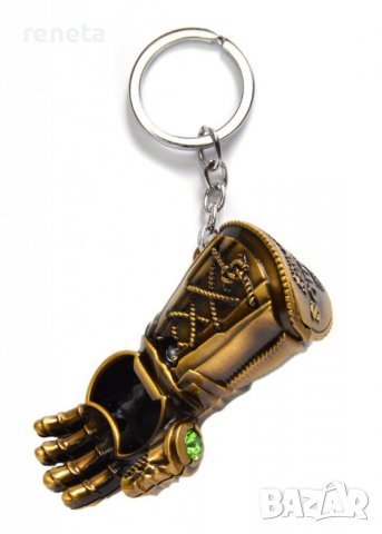 Ключодържател Ahelos, Ръката на Танос, Метален, С отварачка, 8х4х3 см, снимка 2 - Други - 38372993
