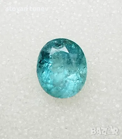 Пленяващ турмалин с цвят Параиба - 1.68кт. НОВ! Сертификат!, снимка 11 - Колиета, медальони, синджири - 43973691