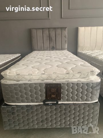 Тапицирани легла 90/190, снимка 5 - Спални и легла - 39844769