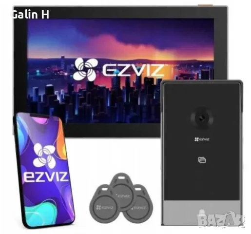 Интелигентен WiFi видеодомофон Ezviz CP7 с EZVIZ приложение за контрол