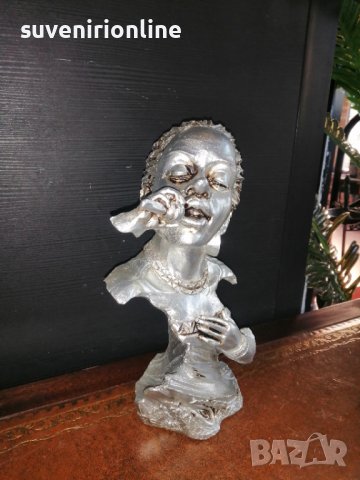 Декоративна статуетка музикант, снимка 3 - Статуетки - 39160500