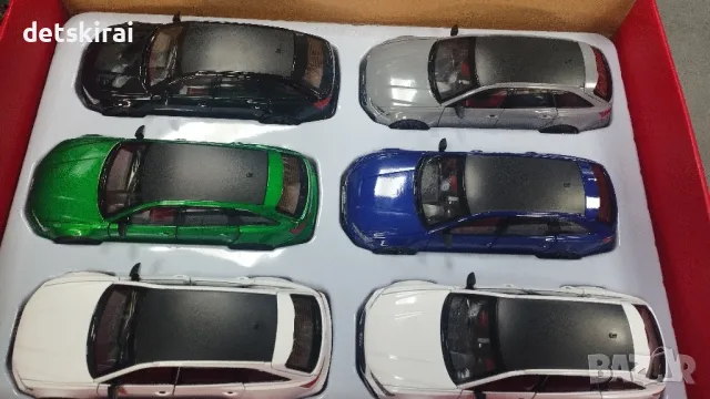 Метална количка Audi Rs6 с аутобокс 1:24, снимка 6 - Колекции - 42362874
