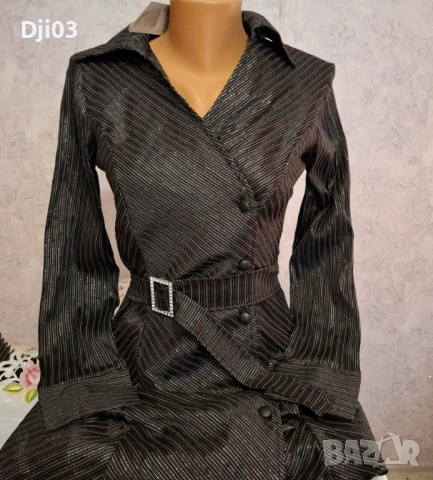 Дамски Тренчкот с колан, снимка 3 - Палта, манта - 54322796