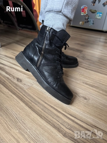 Оригинални дамски боти ест. кожа Bugatti! 37 н, снимка 2 - Дамски боти - 52242231