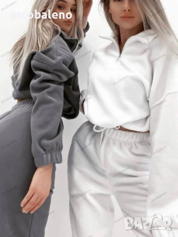 Дамски ежедневен комплект суичър от две части, 5цвята , снимка 14 - Комплекти - 42926368