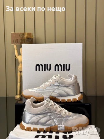 Miu Miu Дамски Маратонки👟Дамски Спортни Обувки Миу Миу - Налични Различни Цветове Код E763, снимка 6 - Маратонки - 51315148