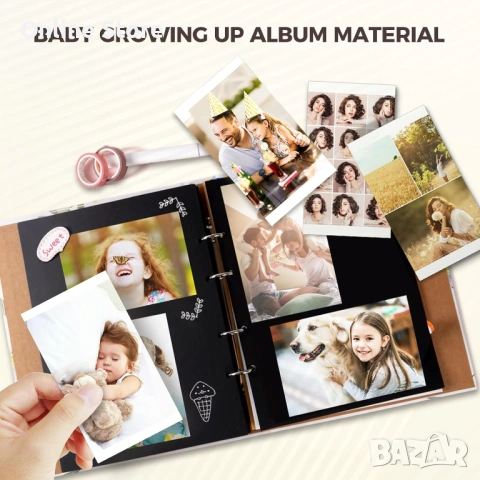 iDPRT фото принтер 4x6 с WiFi – термосублимация, 108 листа и 2 касети, снимка 4 - Принтери, копири, скенери - 54176393