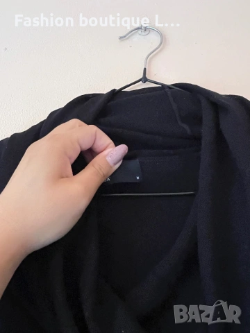 Дамска черна блуза М размер на марката Vero Moda 🖤🖤🖤🖤, снимка 5 - Блузи с дълъг ръкав и пуловери - 53929643