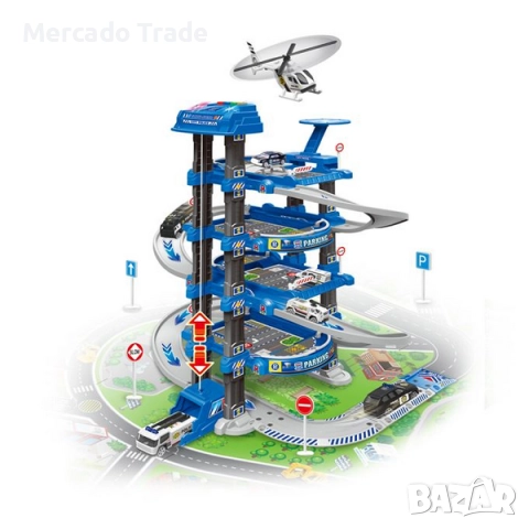 Гараж на 4-нива Mercado Trade, С асансьор, звук и светлини 