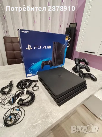 Playstation 4 pro 1 TB + 3 джойстика + 3 игри по избор, снимка 7 - PlayStation конзоли - 55966133