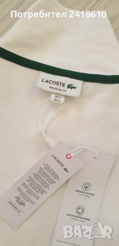 Lacoste  Regular Fit  Pique Cotton Mens Size 3 - S НОВО! ОРИГИНАЛ! Мъжка Тениска!, снимка 18 - Тениски - 44156912