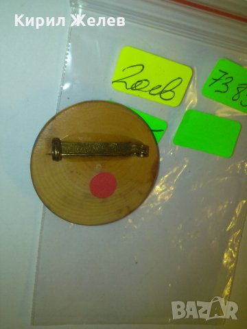 РЪЧНО РИСУВАНА СТАРА АРТ БРОШКА ЖЕРАВИ КОН 73831, снимка 2 - Колекции - 29721920