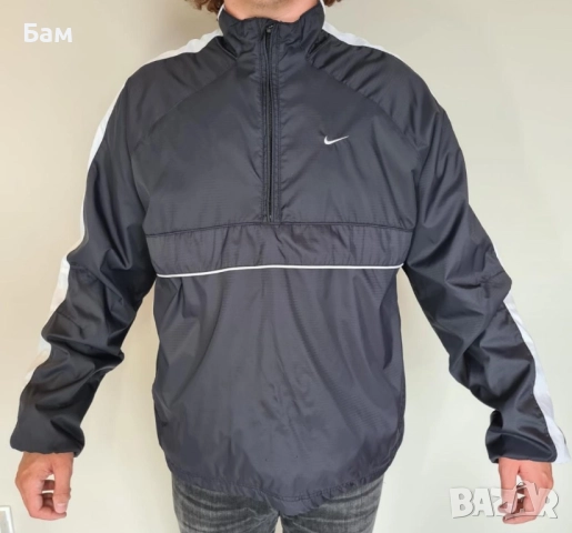 Мъжко!Vintage Nike Men’s Anorak Swoosh Jacket размер ХХЛ, снимка 1