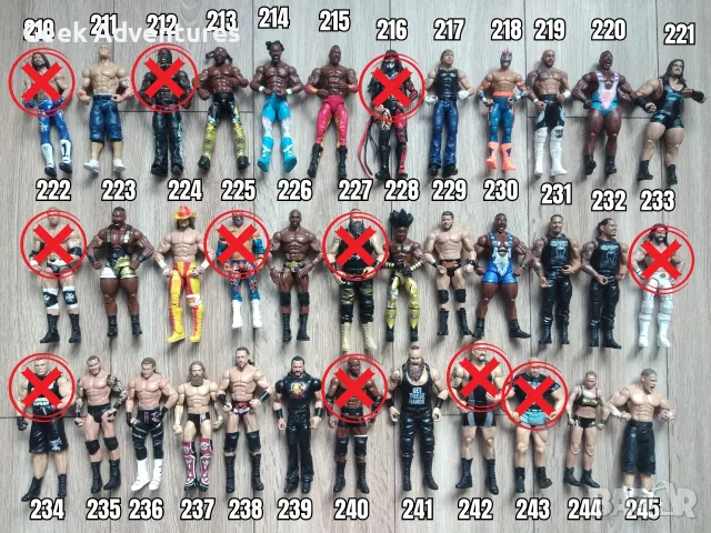Екшън Фигурки WWE Кеч Pro-Wrestling Action Figures Ambrose Reigns Cena 2/3, снимка 7 - Колекции - 46527048