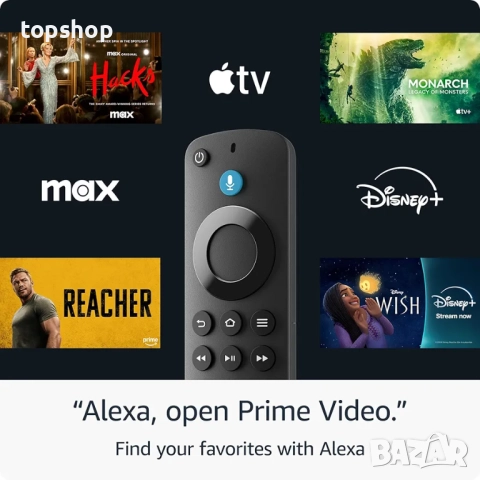 Чисто нов запечатан Amazon Fire TV Stick HD (последен модел) 8gb с безплатна телевизия на живо ..., снимка 4 - Приемници и антени - 52178837