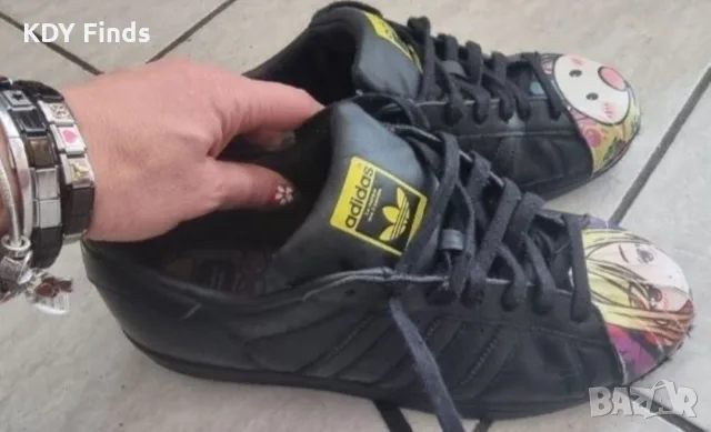 Pharrell Wiliams Adidas Superstar, снимка 10 - Маратонки - 56137621