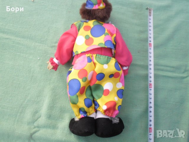 Немска порцеланова кукла клоун 33см, снимка 5 - Кукли - 35011636