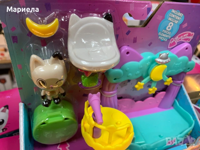 Игрален комплект Gabby's Dollhouse - Терасата на Pandy Paws, 8 части, снимка 8 - Други - 53888781